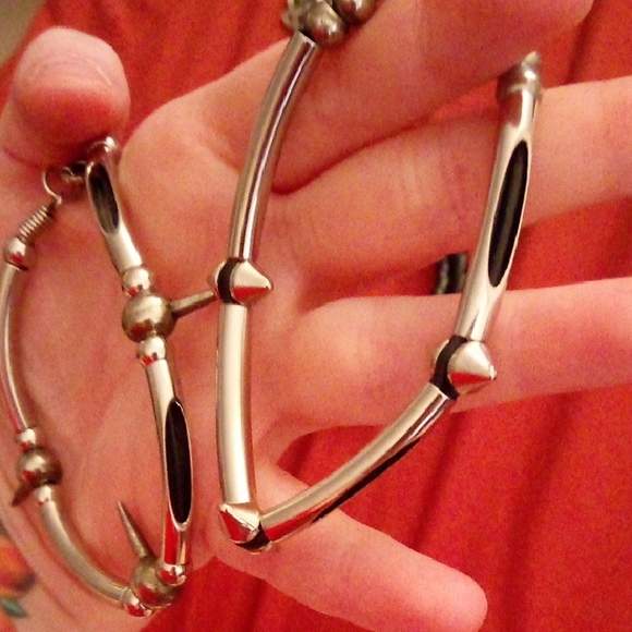 Gothic, Punk, Black & Silver Jewelry Lot. - Picture 13 of 14